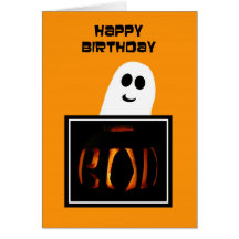 Halloween Birthday Card -- Spooky Good