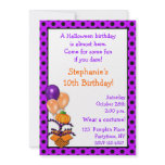 Halloween Birthday Invitation