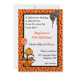 Halloween Birthday Invitation