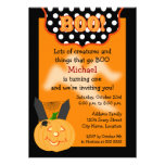 Halloween Birthday Invitation