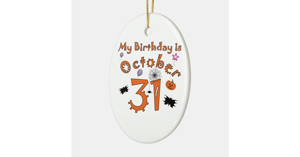halloween-birthday-october-31st-ceramic-ornament-zazzle