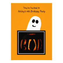 Halloween Birthday Party Invitation
