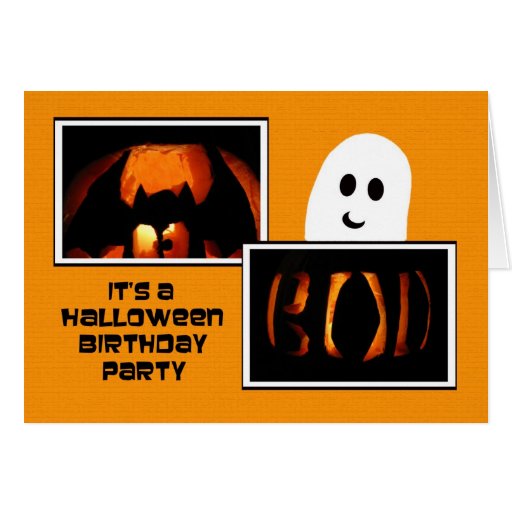 Halloween Birthday Party Invitation