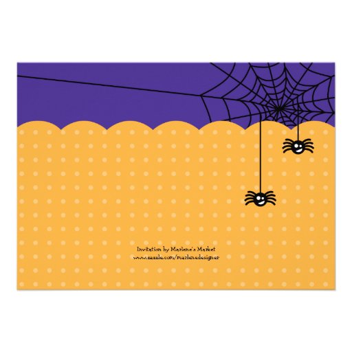 Halloween Birthday Photo Invitation