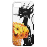 Halloween Black Cat and Candy Corn iPhone 5 Covers