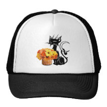 Halloween Black Cat Hat