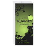 Halloween Black Cat Haunted House Personalized Announcement