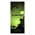 Halloween Black Cat Haunted House Personalized Announcement