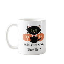 Halloween Black Cat Mug