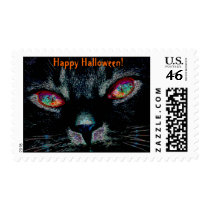 Halloween Black Cat Postage