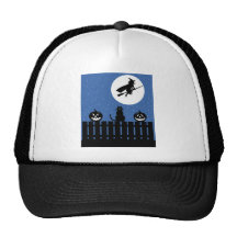 Halloween Black Cat Trucker Hat