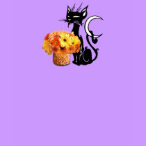 Halloween Black Cat t-shirts