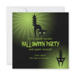 Halloween Black Scared Cats Personalized Invites