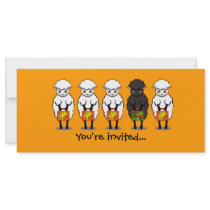 Halloween Black sheep rack cards by JellyRollDesigns Halloween Black sheep rack cards