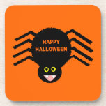 Halloween Black Spider Cork Coaster