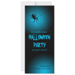 Halloween Black Spider on Web