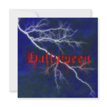 Halloween Blood Dripping Invitation Template