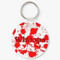 Halloween Blood Splatter keychains by JuJuGarden Halloween Blood Splatter keychains
