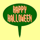 Halloween Blox Text Cake Topper cake picks