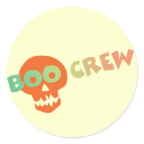 Halloween Boo Crew stickers