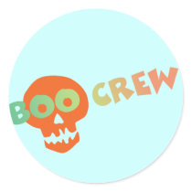 Halloween Boo Crew stickers