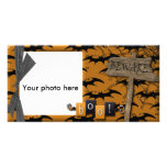 Halloween boo photo card
