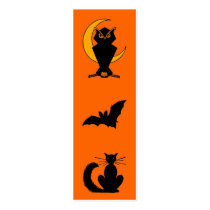 Halloween Bookmark business cards