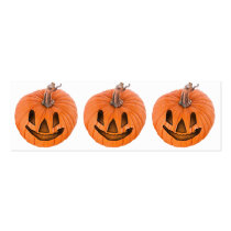 Halloween Bookmarker Profile Card business cards by Fall_Seasons_Best Halloween Bookmarker Profile Card business cards