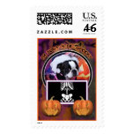 Halloween - Boston Terrier - Georgia Stamps