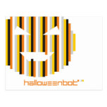 Halloween Bot & Logo postcard