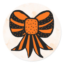 Halloween Bow STICKERS by marcya7 Halloween Bow STICKERS