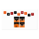 halloween business card template