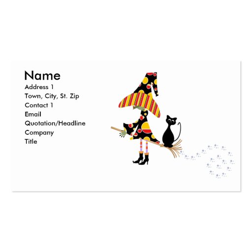 Halloween Business Personal Card Business Card