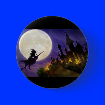 Halloween Pinback Buttons