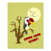 Halloween Buzzard Invitation