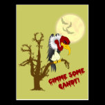 Halloween Buzzard Recipe Card Post Cards