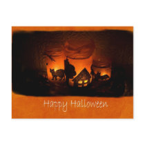 Halloween Candles 1 - Happy Halloween postcards