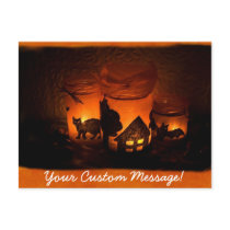 Halloween Candles 1 postcards