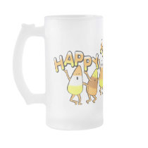 Halloween  Candy Corn Beer Mug