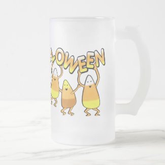 Halloween Candy Corn Beer Mug mug