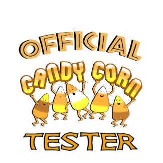 Halloween Candy Corn Black T-Shirt. shirt
