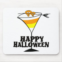 Halloween Candy Corn Martini Mousepad