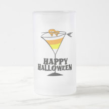Halloween Candy Corn Martini Mug