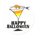 Halloween Candy Corn Martini sticker