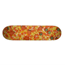 Halloween Candy corn Skate Boards