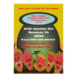 Halloween Cannibal Themed Tiki Party Bash - Personalized Announcement