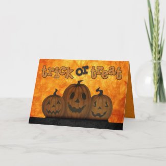 halloween card card