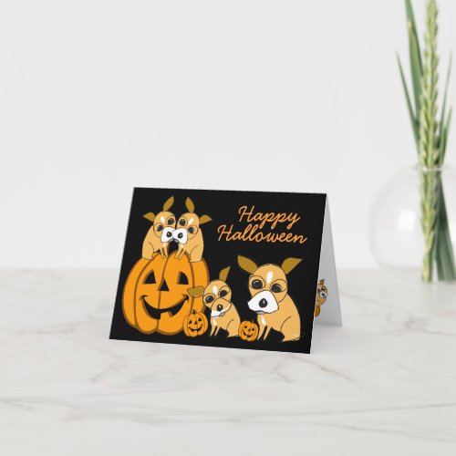 Halloween Card Chihuahua Puppy 4 card