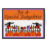 Halloween Card for Babysitter