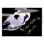 halloween card ghost